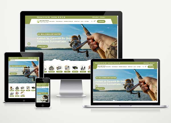 E-Ticaret Av ve Kamp Malzemeleri Satış Hunter